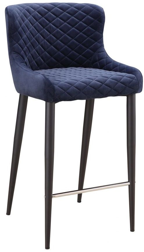 Moe's Home Collections Etta Dark Blue Counter Height Stool 2