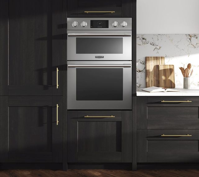 Signature Kitchen Suite 30" Stainless Steel Oven/Micro Combo Electric Wall Oven-1