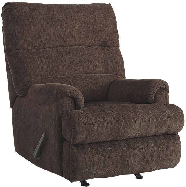 Fauteuil inclinable Man Fort en tissu brun Signature Design by Ashley® 0