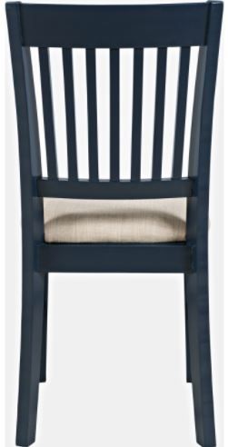 Jofran Inc. Craftsman Navy Blue Desk Chair-2