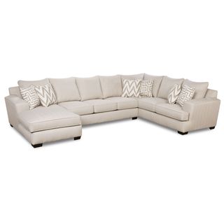 Corinthian Furniture Colonist Left Side Facing Chaise Large Sectional