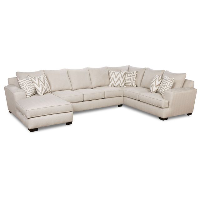 Corinthian Furniture Colonist Left Side Facing Chaise Large Sectional-0