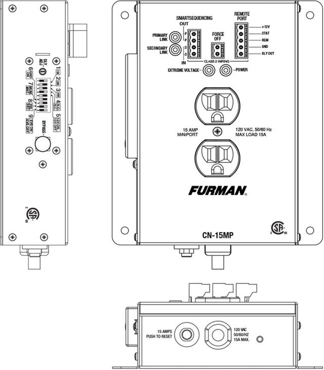 Furman® CN-15MP MiniPort 1
