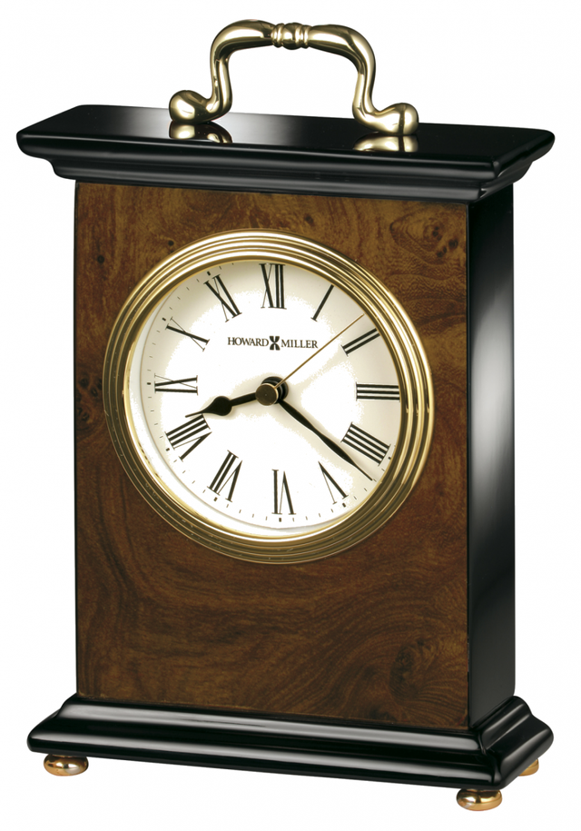 Howard Miller® Berkley Walnut Piano Mantel Clock