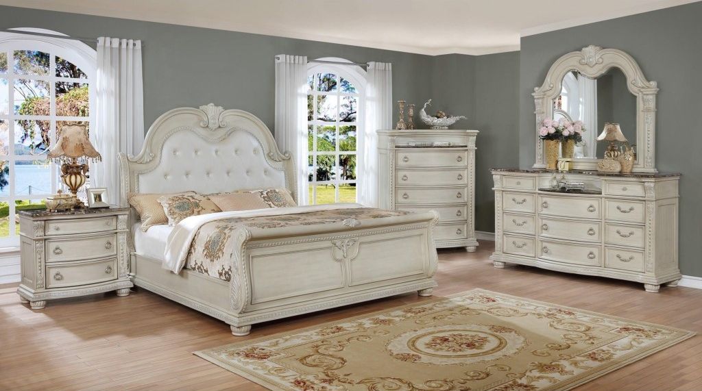 antique queen bedroom set