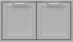 Hestan Professional 36" Outdoor Double Sealed Pantry Storage Door-Stainless Steel