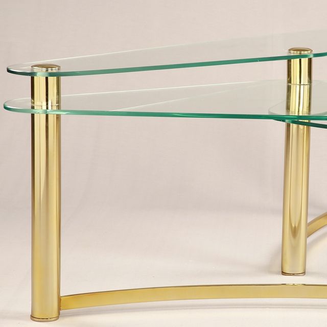 Crestview Collection Brighton Gold Cocktail Table-1