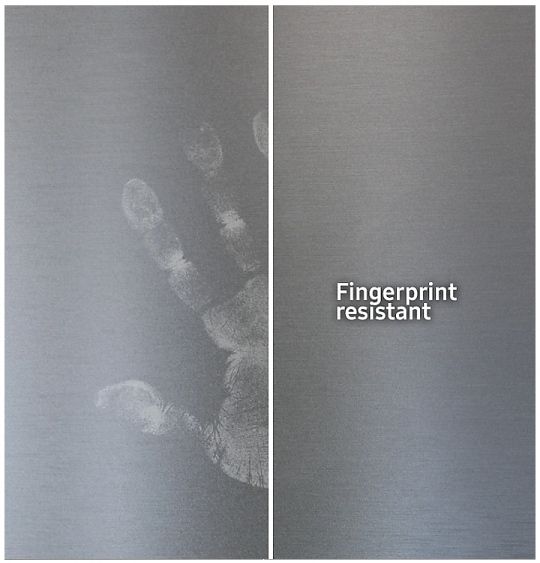 Samsung 22.6 Cu. Ft. Fingerprint Resistant Black Stainless Steel Counter Depth French Door Refrigerator 23