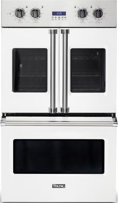 Viking® Professional 7 Series 30" White Electric Built In Single French Door Oven