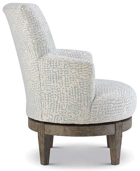 Best Home Furnishings® Justine Riverloom Swivel Chair 1