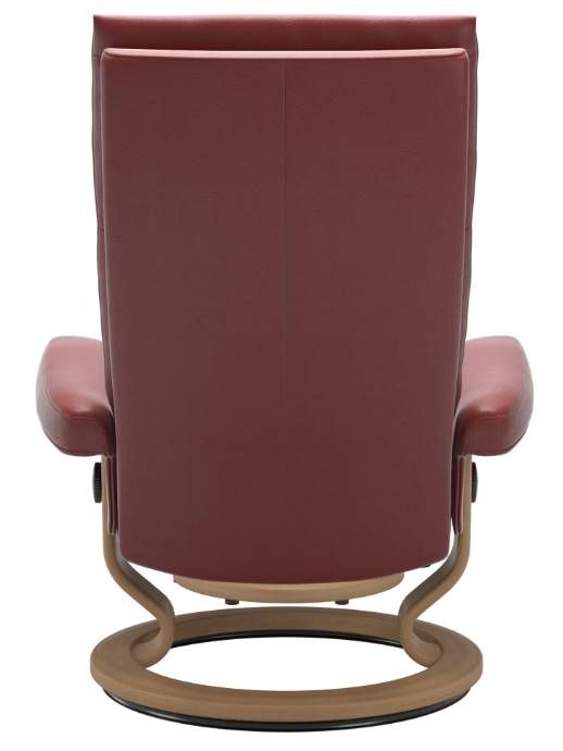Stressless® by Ekornes® Aura Small Classic Base Chair and Ottoman 2