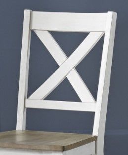 Liberty Furniture Lakeshore White X Back Side Chair-3
