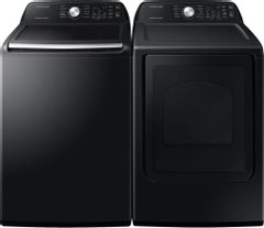 Samsung Black Stainless Steel Laundry Pair