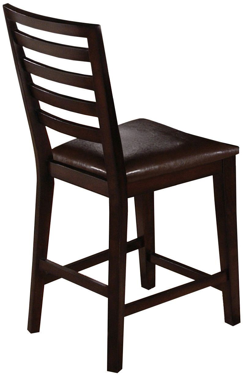 Progressive® Furniture Bobbie 2-Piece Dark Brown Counter Chair Set