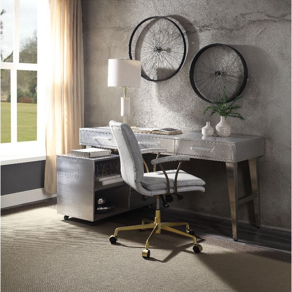 acme brancaster aluminum desk