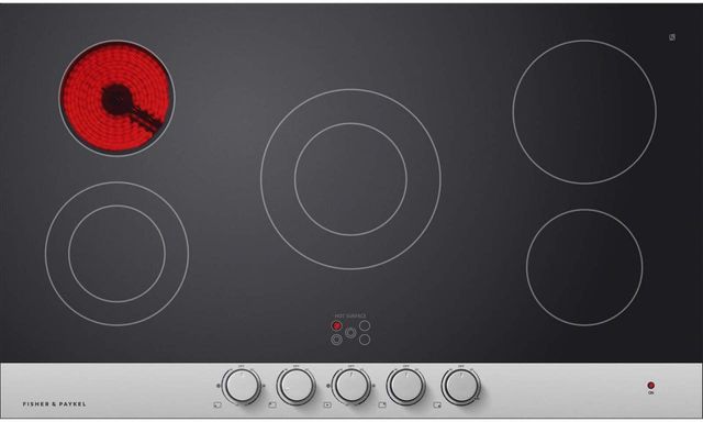 Fisher Paykel 36" Electric Cooktop-Stainless Steel 0