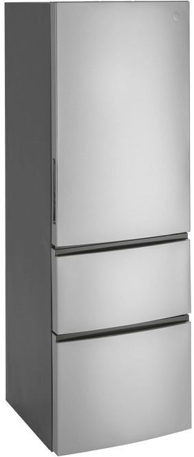 GE® 11.9 Cu. Ft. Stainless Steel Counter Depth Bottom Freezer Refrigerator 1