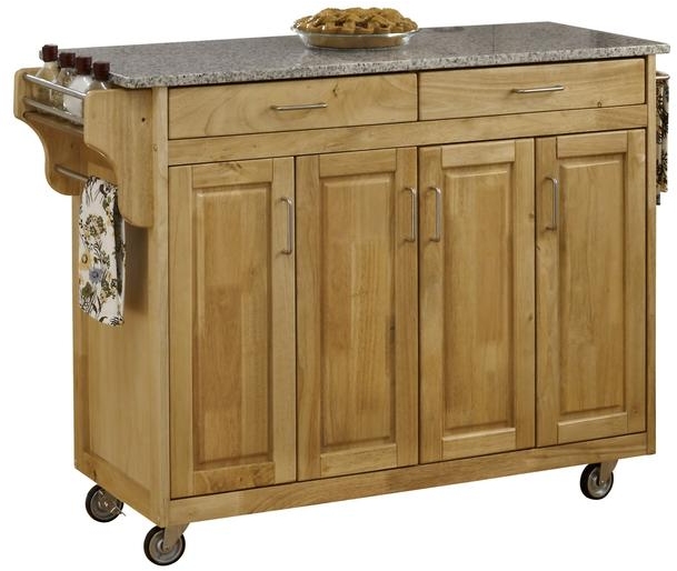 kitchen cart natural wood