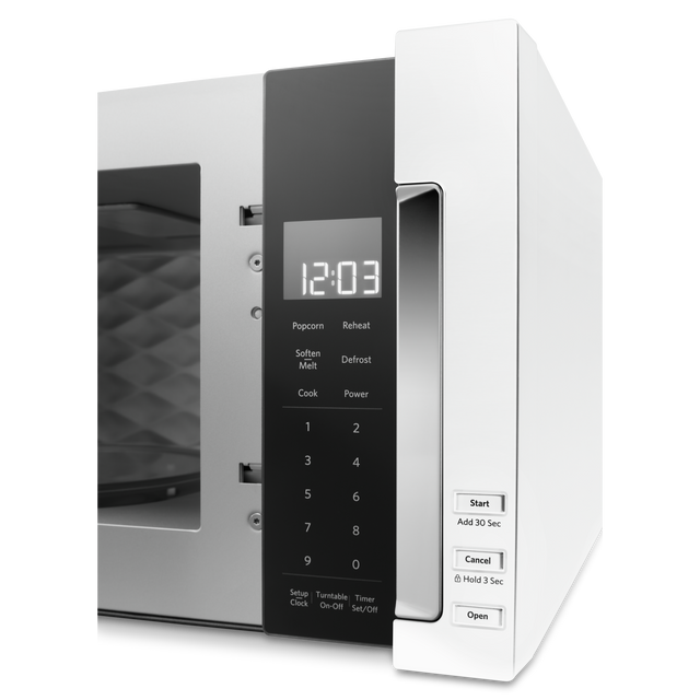 Four à micro-ondes à hotte intégrée de 30 po KitchenAid® de 1,1 pi³ - Blanc 5