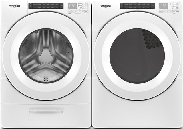 Whirlpool® 7.4 Cu. Ft. White Front Load Gas Dryer 6