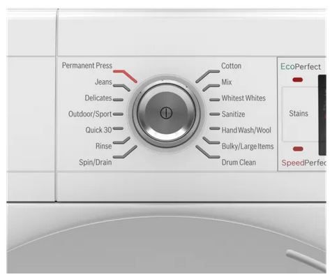 Bosch 500 Series 2.2 Cu. Ft. White Front Load Washer 6