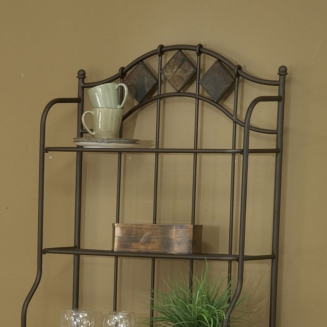 Hillsdale Furniture Lakeview Slate Top Baker's Rack 1