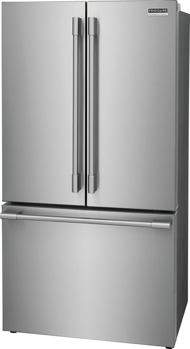 Frigidaire Professional® 23.3 Cu. Ft. Smudge-Proof® Stainless Steel Counter Depth French Door Refrigerator  2