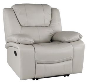 Man Wah Stone Leather Recliner