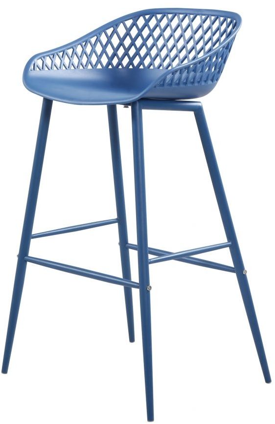 Moe's Home Collection Piazza Blue-m2 Outdoor Bar Stool 2