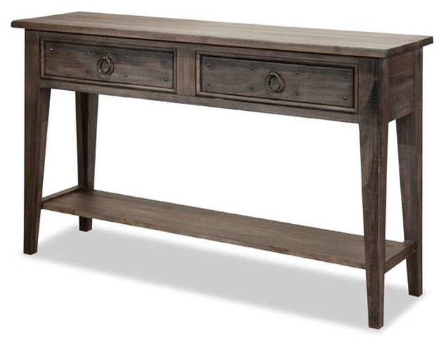 Durham Furniture Distillery Solid Accents Whiskey Round Console Table