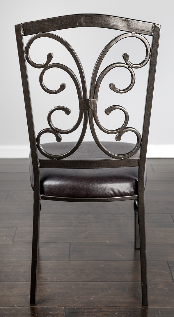 Bernards Tuscan Chocolate Brown Side Chair-3