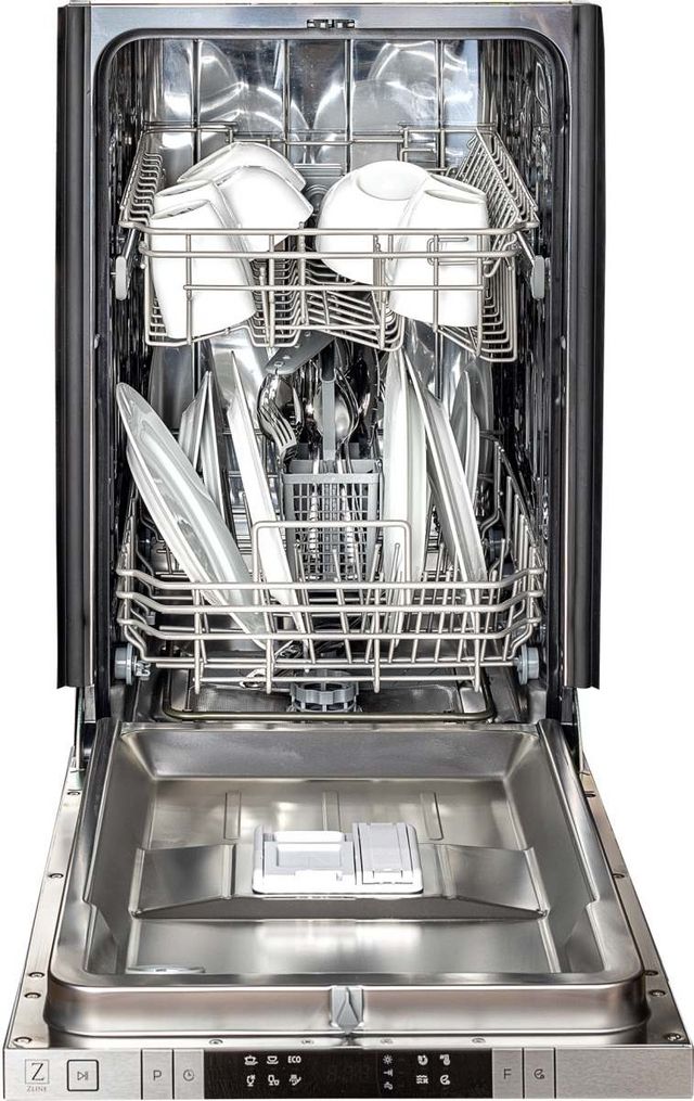 ZLINE 18" White Matte Built In Dishwasher-2