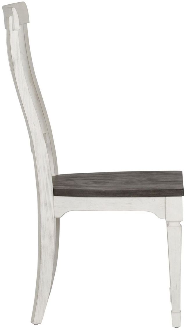Liberty Furniture Allyson Park Two-Tone Slat Back Side Chair-1