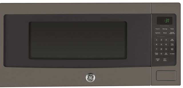 GE Profile™ 1.1 Cu. Ft. Slate Countertop Microwave 0