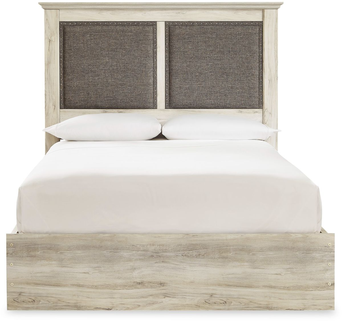 Signature Design By Ashley® Cambeck Whitewash Queen Upholstered Storage ...