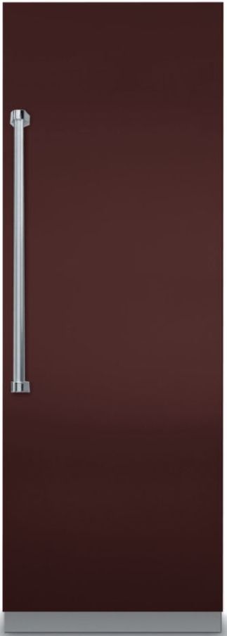 Viking® 7 Series 12.2 Cu. Ft. Kalamata Red Fully Integrated Right Hinge All Freezer with 5/7 Series Panel