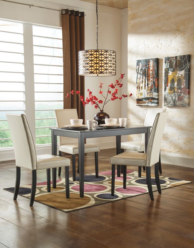 Signature Design by Ashley® Kimonte 2-Piece Ivory Dining Room Chair Set-2