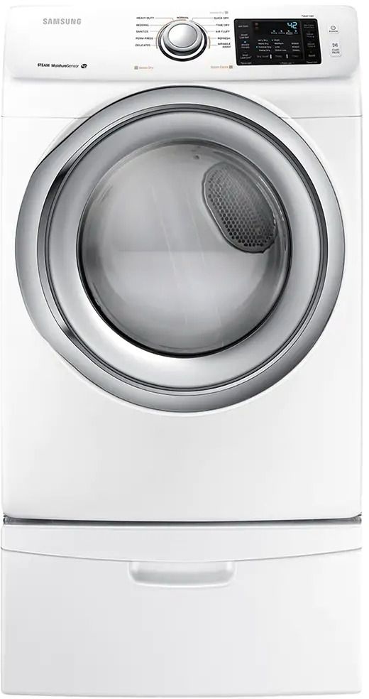 Samsung 7.5 Cu. Ft. White Electric Dryer-1