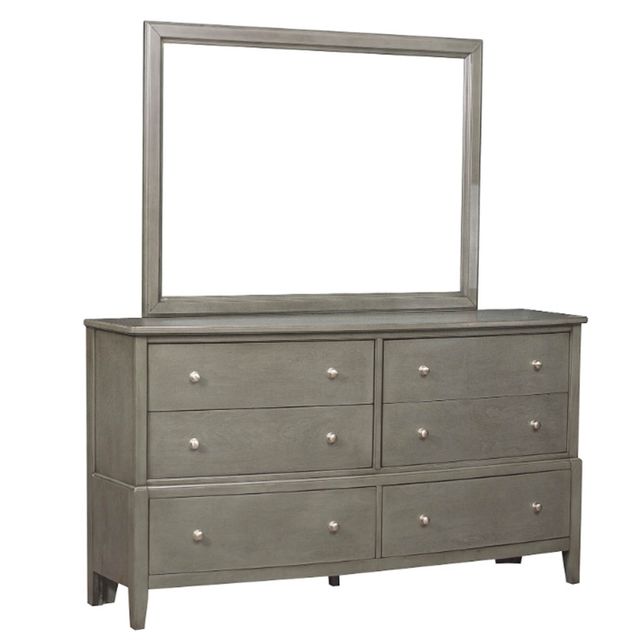 Homelegance Grey Loft Dresser and Mirror-1