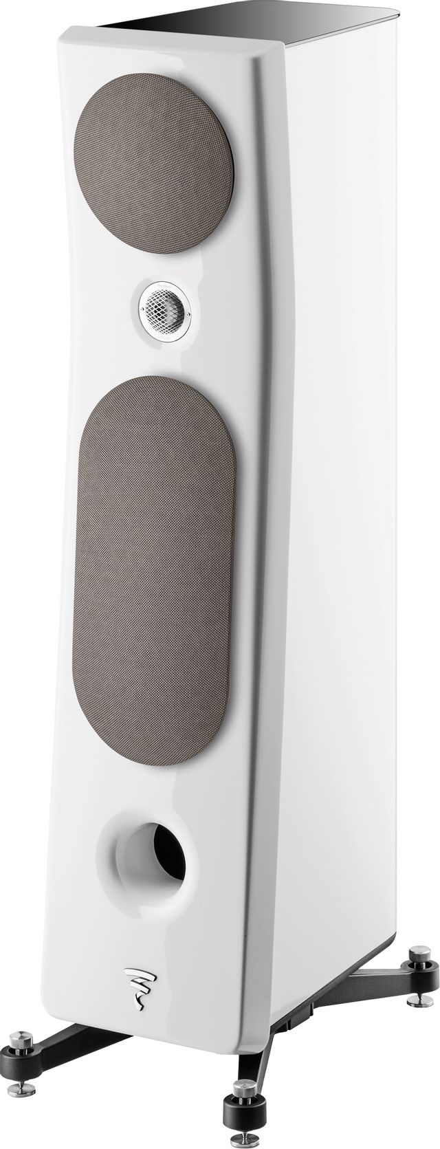 Focal® Kanta Carrara White 3-Way Floor Standing Speaker 1