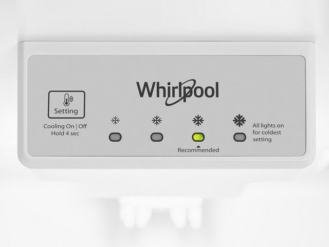 Whirlpool® 17.6 Cu. Ft. Fingerprint Resistant Black Stainless Steel Top Freezer Refrigerator 8