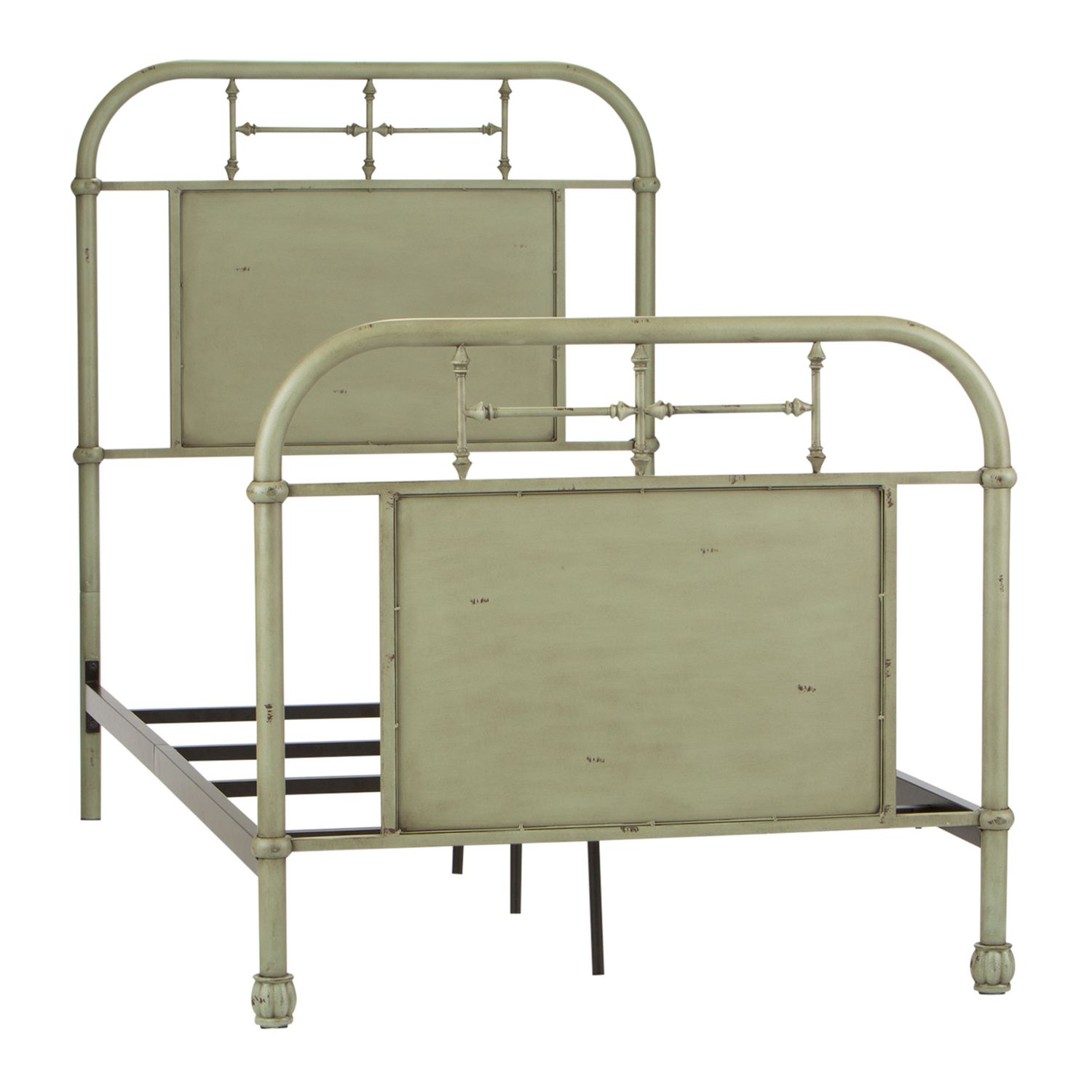 Liberty Vintage Green Youth Bedroom Twin Metal Bed