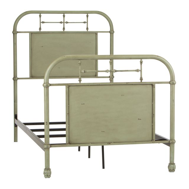 Liberty Vintage Green Youth Bedroom Twin Metal Bed-0