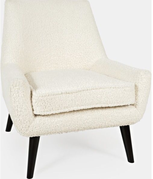 Jofran Inc. Ewing Cream and Natural Accent Chair 2