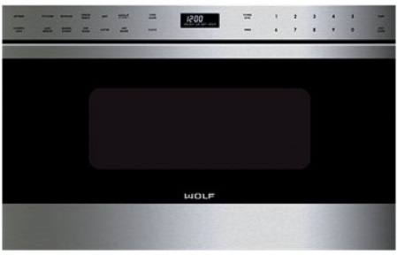 Wolf® Transitional 24" Built In Microwave-Stainless Steel-0
