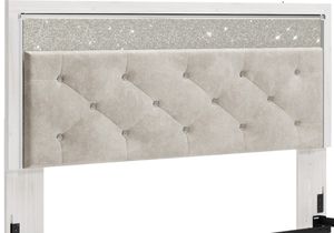 Mill Street® Altyra White King/California King Upholstered Panel Headboard