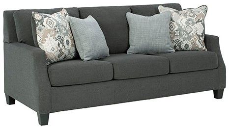 Signature Design by Ashley® Bayonne 4-Piece Charcoal Living Room Set-1