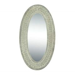 Uma Home Oval Metal Wall Mirror 33x60