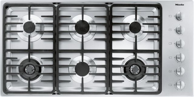 Miele 43" Stainless Steel Gas Cooktop 0