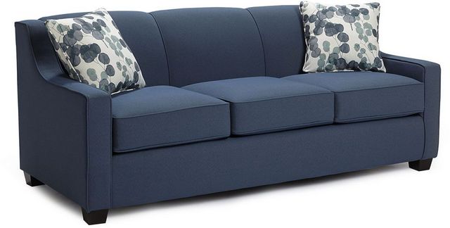 Best® Home Furnishings Marinette Denim Full Air Dream Stationary Sofa Sleeper